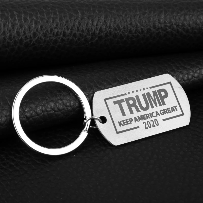 Новинка брелок для ключей с изображением Трампа Keep America Great 2020 брелки из