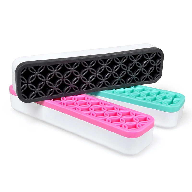 

ELERA Brand Silicone Makeup brush Organizer Cosmetic Storage Box Magic Makeup Tool Lipstick Organizer Cosmetic Case 3 Colors