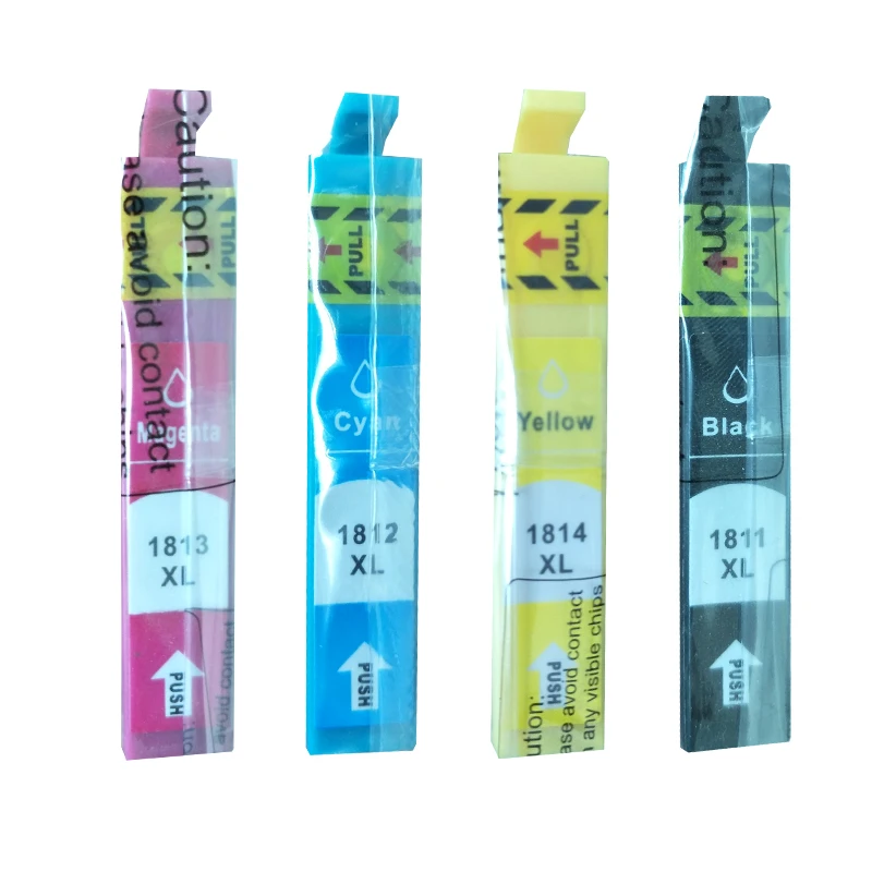 4pcs/set T1811 full ink cartridge For EPSON XP212 XP215 XP312 XP315 XP412 XP415 XP30 XP102 XP202 XP205 XP302 XP305 XP402 XP405 |