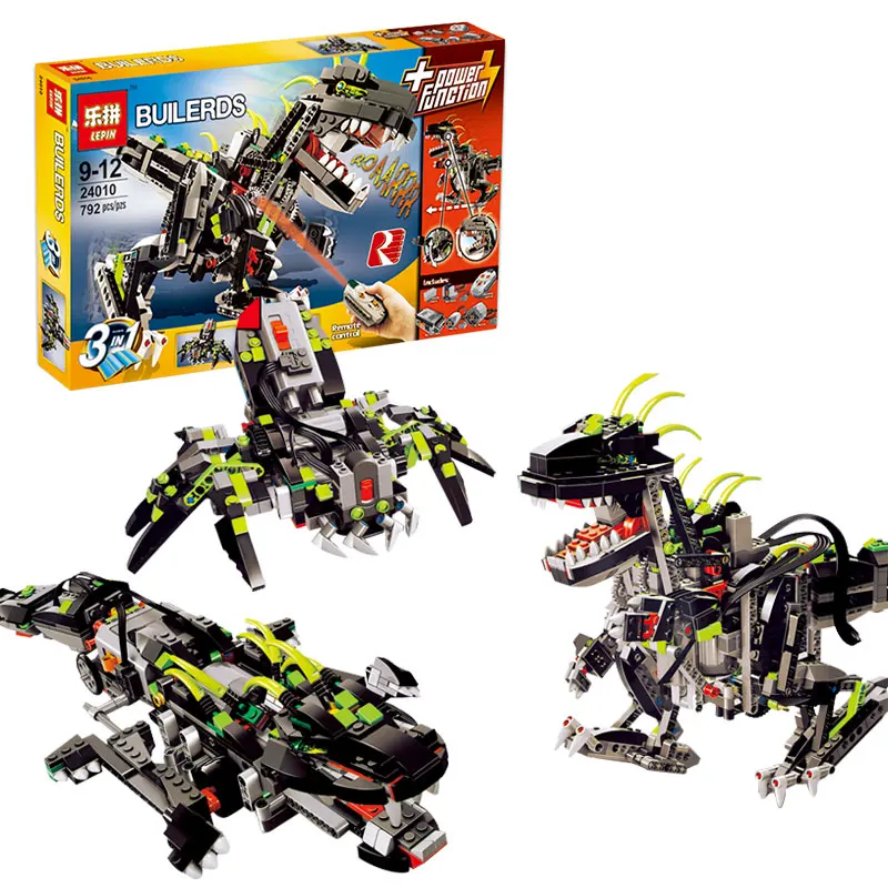 

2017 New LEPIN 24010 792Pcs Mighty Electric Dinosaurs Model Building Kits Blocks Bricks Compatible Children Toys Gift