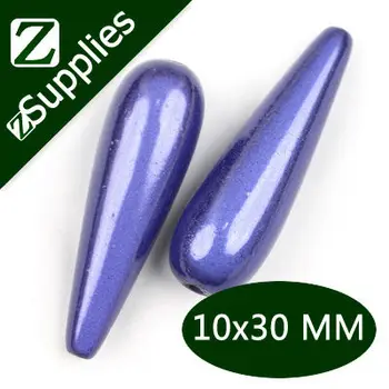 

10*30 MM Deep Blue Teardrop Miracle Beads,perle magique,Acrylic wholesale for 2013 hot Trend