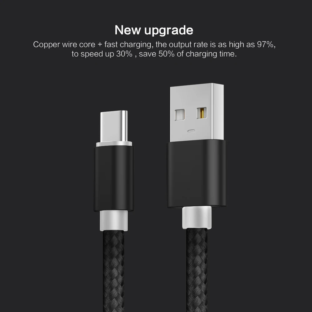 CBAOOO 3M 3A usb type C кабель для быстрой зарядки для samsung Galaxy note 9 S9 S8 Plus usb type-c кабель для передачи данных для redmi note 7