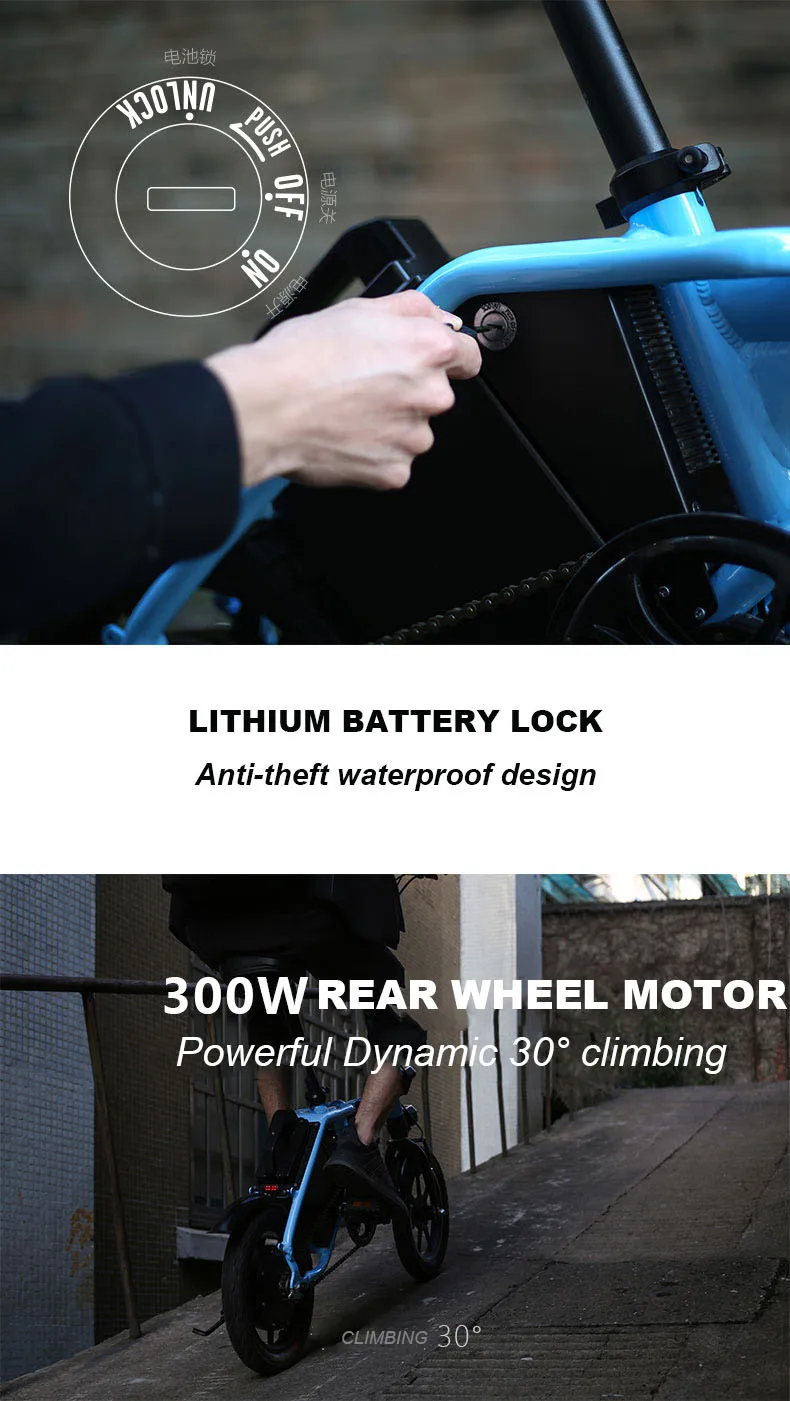 Best 14inch Electric Bicycle 48v20ah Lithium Battery 300w Rear Wheel Driver Motor Mini Fold Electric Bike City Ebike 20km/h 3 Best 14inch Electric Bicycle 48v20ah Lithium Battery 300w Rear Wheel Driver Motor Mini Fold Electric Bike City Ebike 20km/h 3