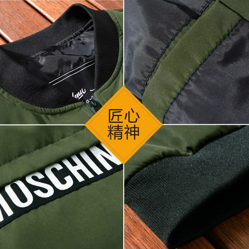 2019 Spring autumn windbreaker Bomber Jacket Men Streetwear Hip Hop Slim Fit Pilot Bomber Jacket Coat Men Jackets Plus Size 4XL