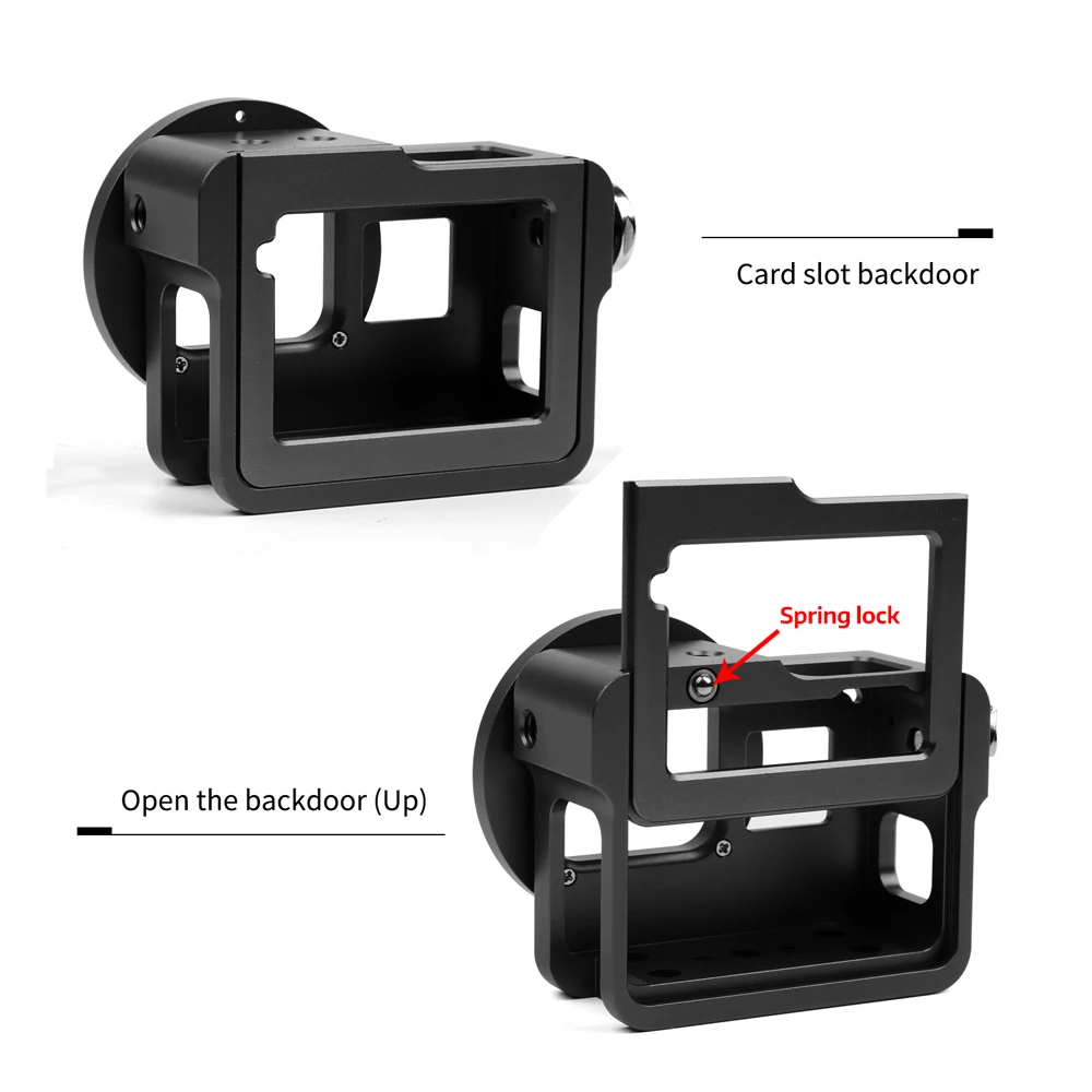 Алюминиевый сплав защитный чехол для GoPro Hero 6 черный экшн-камера с УФ-фильтром рамка для Go Pro 6 Аксессуар