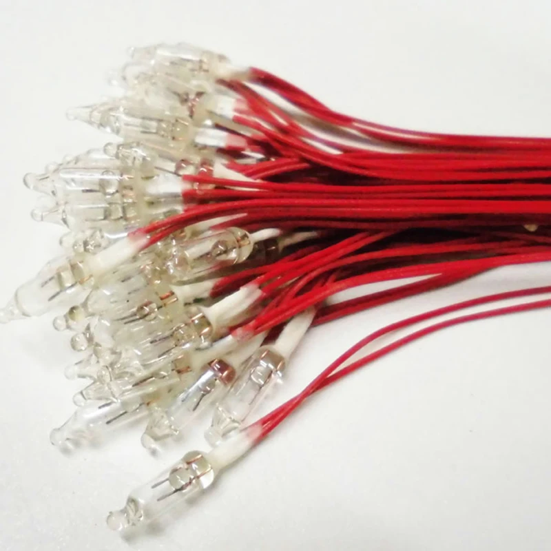 

10/100/1000pcsDIY toy accessorie/3-4.5V neon bulb/Remote control indicator/Educational technology model parts baby toys/rc car