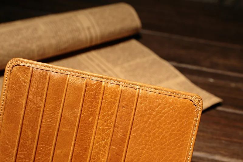 High Quality First Layer Genuine Leather Credit card Holder Cowhide Leather bag  (5)
