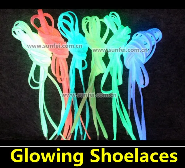 Glow In The Dark Running Shoe Laces Glow In The Dark Running Shoe Laces