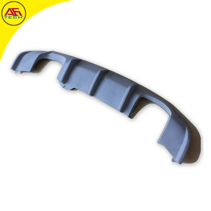 

Primer RG style A1 standard back bottom cover rear chin lip rear bumper diffuser for Audi A1 hatchback 2 outlets 4 pipes 2010-14