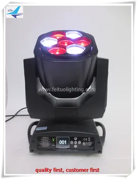 

A- 8/lot 7X15W 4IN1 rgbw b eye clay paky led moving head beam Dot controlled bee eyes led moving head(road case available)