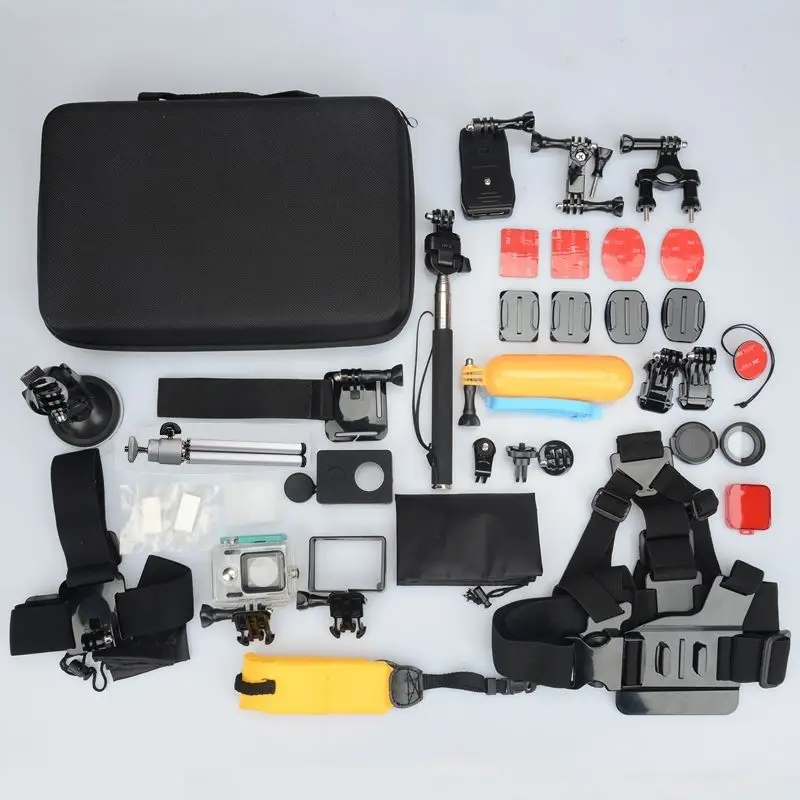 

35in1 Waterproof Case Chest Head Mount Strap Frame Bag Accessories For Xiaomi Yi