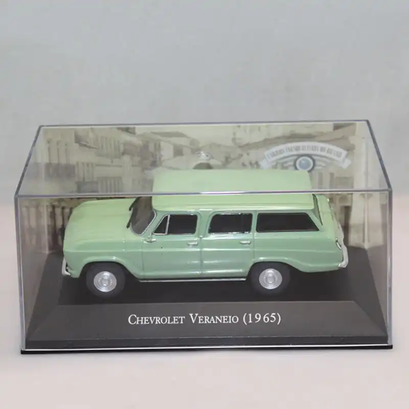 IXO 1:43 Chevrolet Veraneio 1965 Light Green Diecast Models Toys Collection Car
