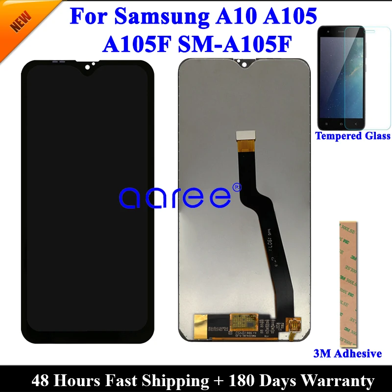 ЖК-экран для Samsung A10 A105F M10 M105F сенсорный дигитайзер в сборе | Мобильные телефоны и