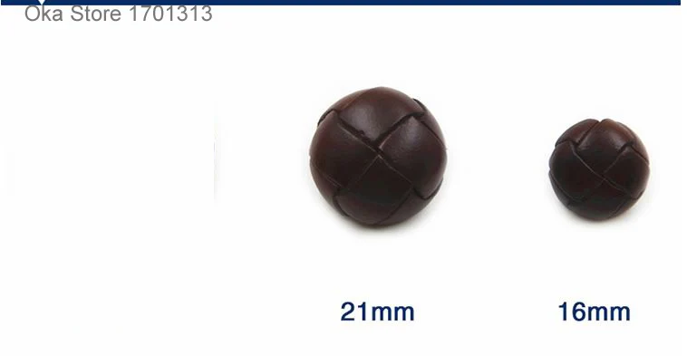 leather buttons D4