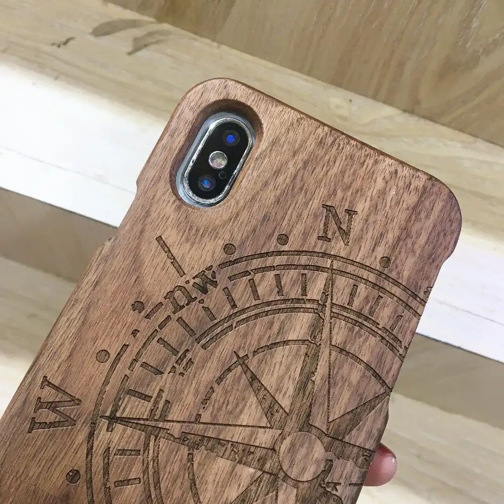 Felidio натуральная орехового дерева чехол для iPhone х натурального Жесткий Чехол Apple