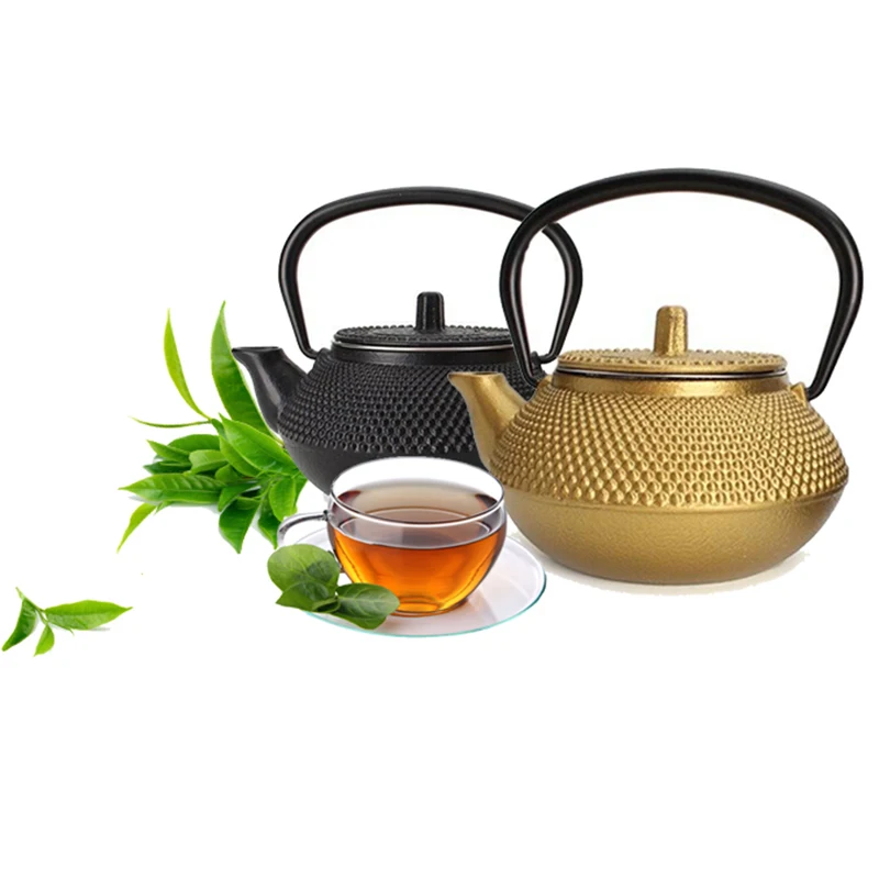 

300ml Japanese Style Cast Iron Kettle Teapot Comes + Strainer Tea Pot