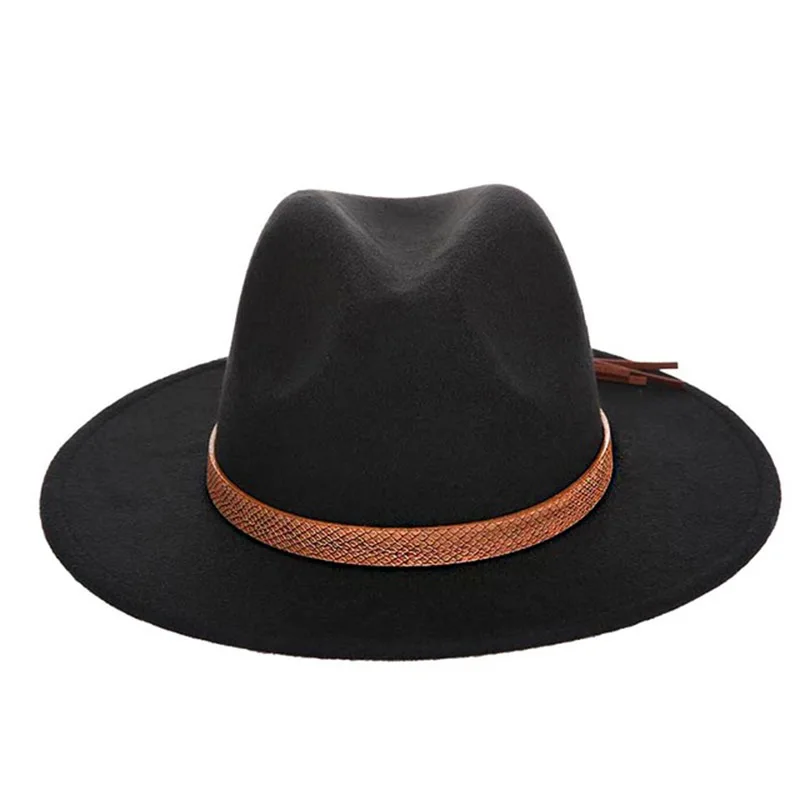 Мужская меховая шапка sombrero Классическая фетровая большого размера 60 см имитация