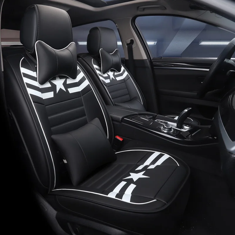 font b car b font seat cover auto seats covers vehicle chair leather case for