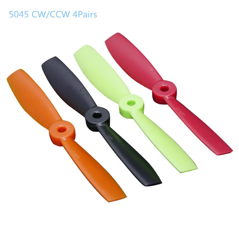 

Wholesale 2pars/4pairs 5045 Propellers 5 Inch Props CW CCW 250 Quadcopter Mini Quad Flat Paddle for FPV Motor 2204 2206 2208