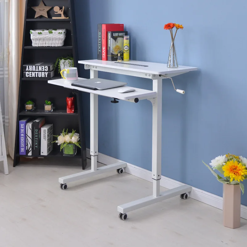 Height Adjustable Sit Stand Desk with Heavy Duty Steel Frame Office Furniture Computer Laptop Table Standing Desk Notebook Stand Height Adjustable Sit Stand Desk with Heavy Duty Steel Frame Office Furniture Computer Laptop Table Standing Desk Notebook Stand