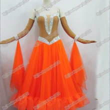 Современный Вальс Танго Костюмы для бальных танцев платье для танцев, гладкой Костюмы для бальных танцев платье, Стандартный Костюмы для бальных танцев платье, размеры/L/M/LL b-0013