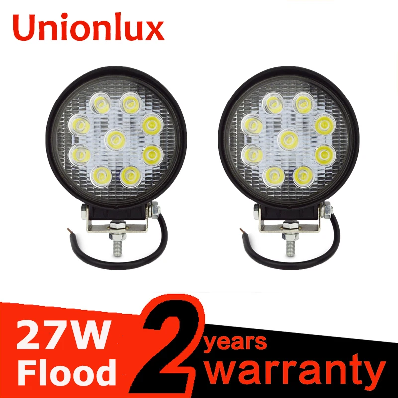 

4Inch 27W Thick LED Work Light 12V 4X4 offroad Car boat Truck ATV Tractor Auto Led Bar Spotlight Flood Led Beam Auto Led Lamp