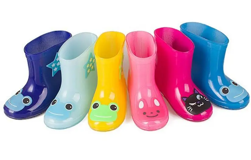 Детские резиновые сапоги для дождливой погоды; детская обувь; хлопковые ботинки для девочек; детская обувь; бархатные теплые резиновые сапоги для мальчиков; детские сапоги