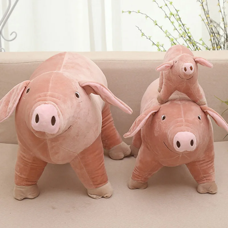 Simulation Pig Plush Toy 25 40 50 cm Plush Dolls For Children High Quality Soft Down