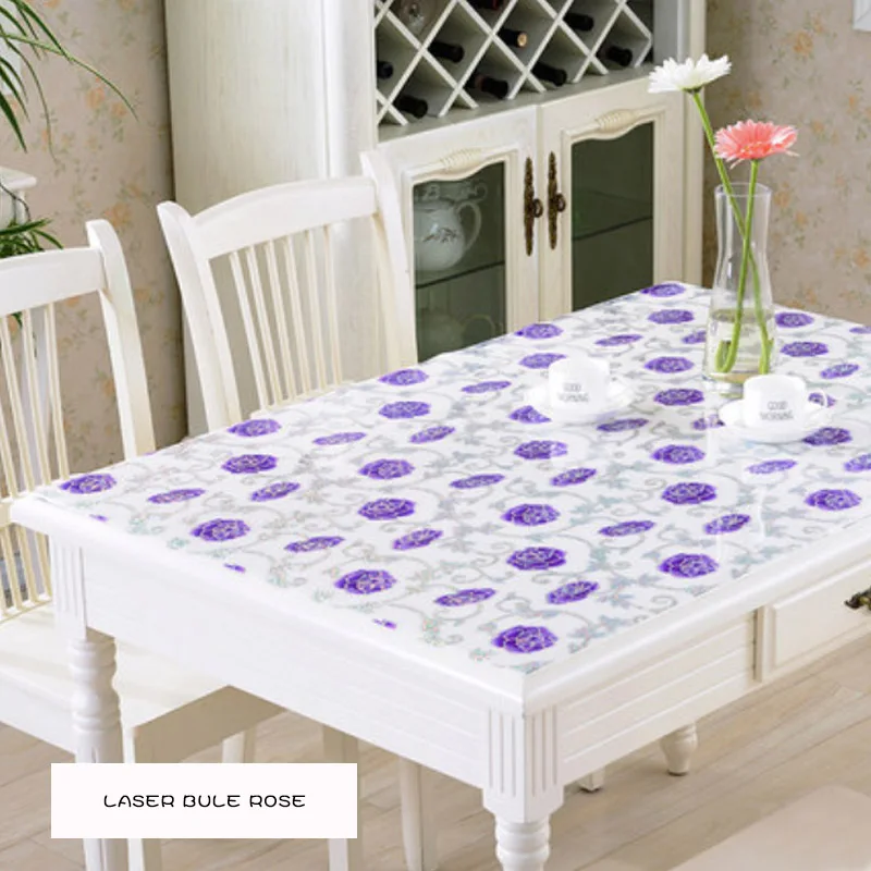 Balle Pvc Table Cloth Table Cover Protector Desk Pad Soft Glass