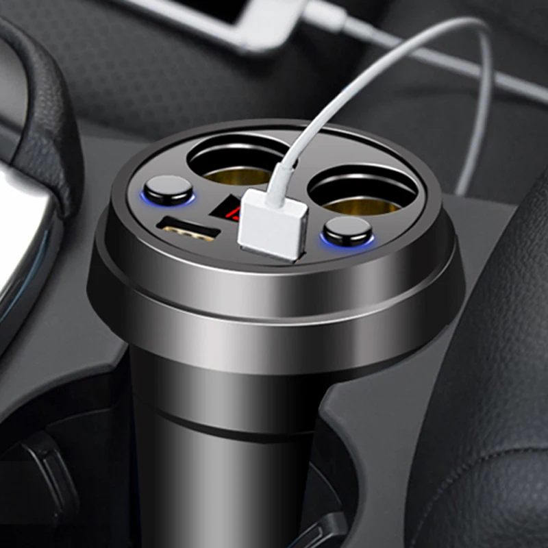 Fuyousenzhu дистрибьютор автомобильного прикуривателя Новый DC 12-24V Мини 2USB