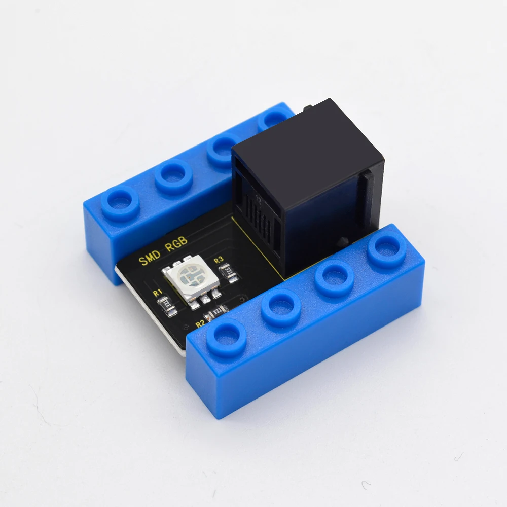 

kidsbits Blocks Coding SMD RGB LED Module (Black and Eco-friendly)