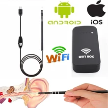 5,5 мм Объектив wifi ушной бороскоп Wifi Android iOS Iphone эндоскоп камера бороскоп камера для Iphone эндоскоп