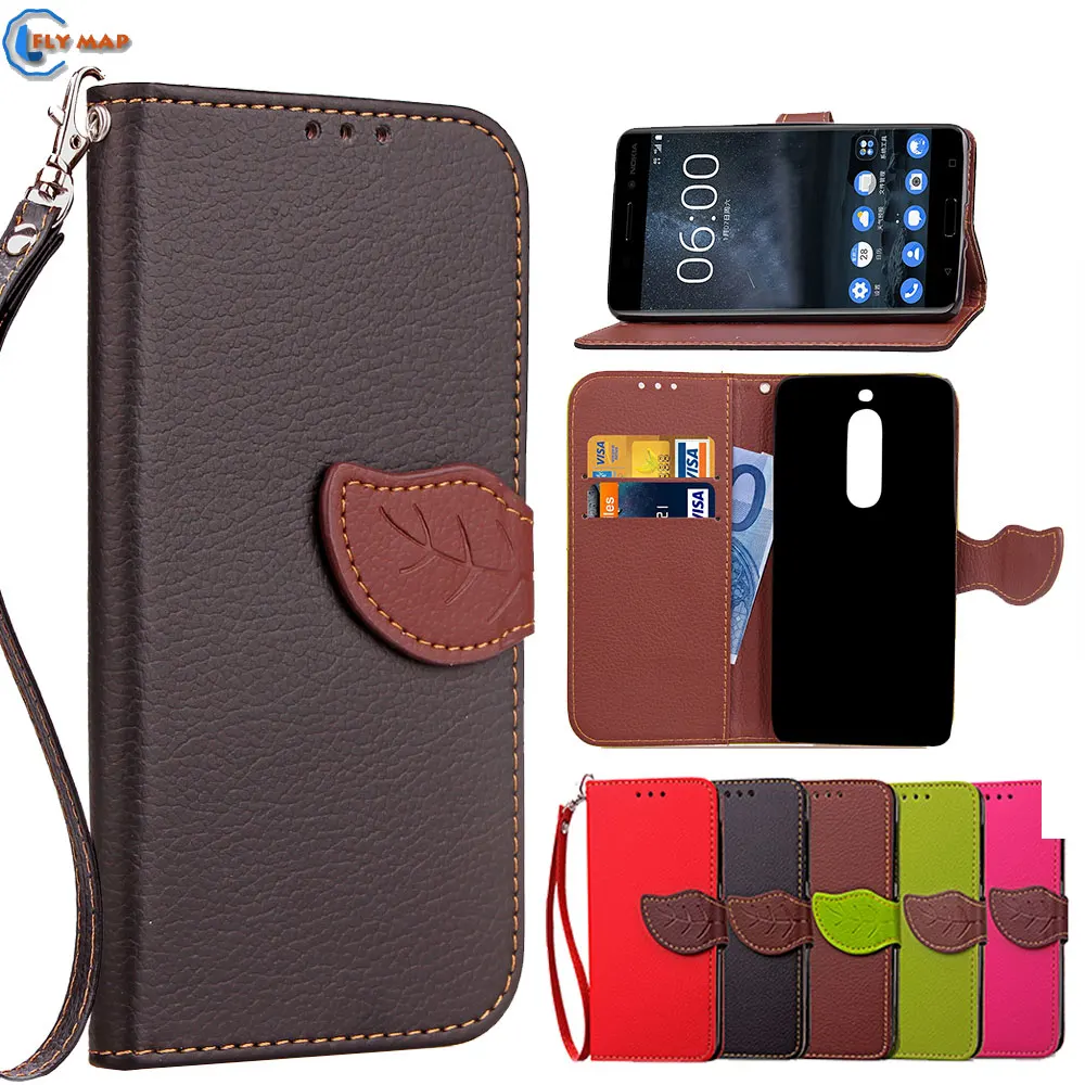 Coque For Nokia 5 TA-1024 TA-1053 TA-1008 Wallet Flip Phone Case PU Leather protector Cover For Nokia5 TA 1024 1053 1008 Capa