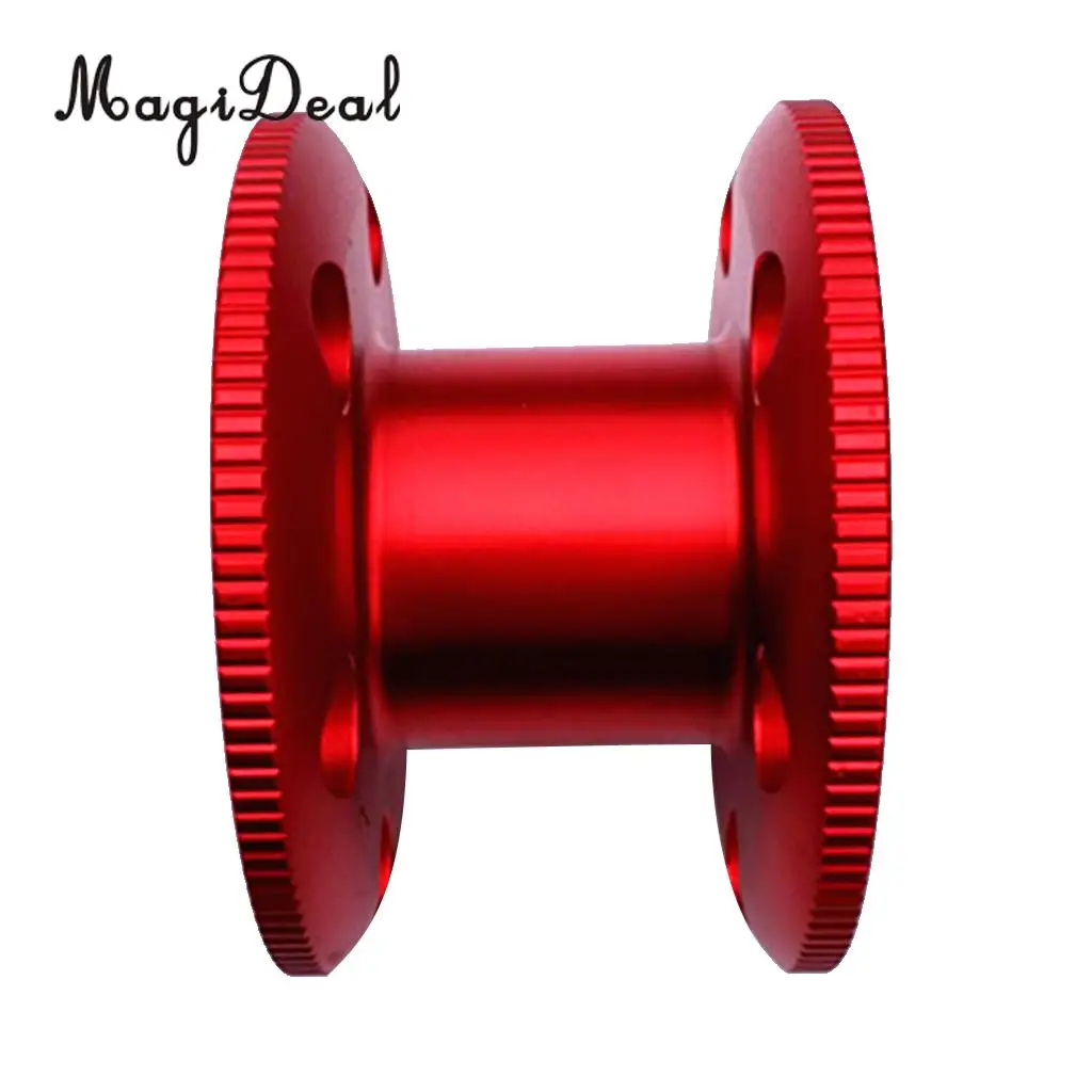 Ultra-light Aluminum Alloy Scuba Diving Finger Spool Dive Reel Guide Line Spool Snorkeling Gear Accessories - Red