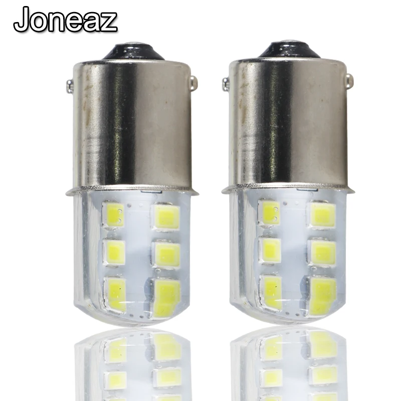 2X S25 1156 P21W BA15S 1157 BAY15D силикон 1 Вт Авто Светодиодные тормозные огни 12 В