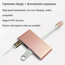 New Multiport Hub Type C USB 3.1 & USB-C to 4-Port Hub USB & VGA &r HDMI Adapter 5GBps for Macbook