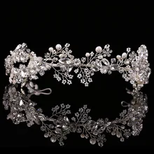 2016 Baroque crown Gold/Silver handmade rhinestone headband vintage bridal hair accessories headwear accessories crown and tiara