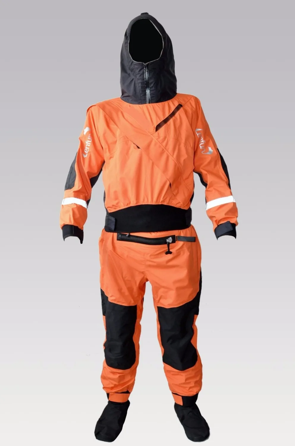 New full dry suit front Tizip enter zipper with hood drysuits, dry