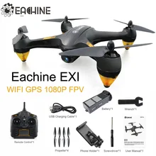 Hot New Eachine EX1 Brushless Double GPS WIFI FPV With 1080P HD Camera One Key Return Headless Mode RC Drone Quadcopter RTF Toy