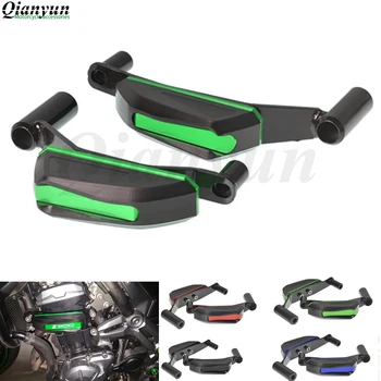 

New Motorcycle Accessories Z900 Engine Stator Cover Frame Motos Slider Protector For Kawasaki Z900 2017 Green