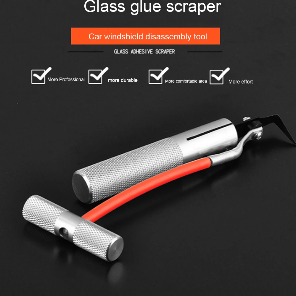 

Durable Automotive Tools Car Windshield Remover Window Glass Seal Rubber Removing Tool Metal Glass Knife Repair Handheld Tool