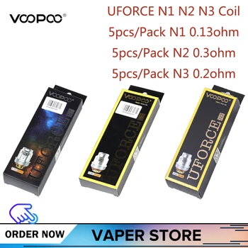 

5-10pcs VOOPOO Uforce N1 N2 N3 Replacement Coil For Voopoo Uforce Tank Voopoo Drag 2 KIT Voopoo Drag mini KIT Platinum Version