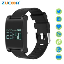 Zucoor умный Браслет Фитнес браслет cardiaco импульса Мониторы DM68 Pulseira inteligente Band трекер Беспроводные устройства PK xiomi