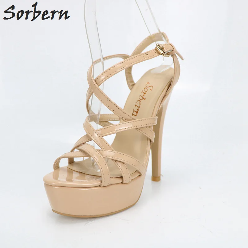 Sapatos femininos zapatos mujer Высокая платформа для женская обувь Ремешок на щиколотке высокий тонкий каблук кросс-платье с поясом для женские сандалии