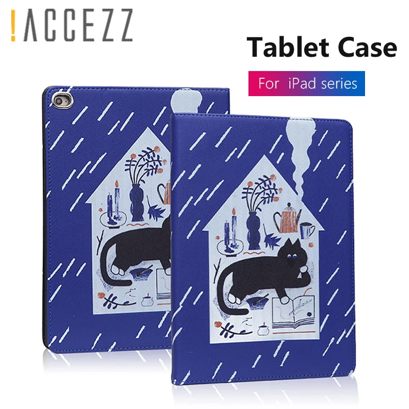 

!ACCEZZ Smart Flip Cover Case 9.7" Tablet Sleeve Protective Case For iPad 2/3/4 Pro 9.7 10.5 Auto Sleep Wakeup Shell For Air 1 2