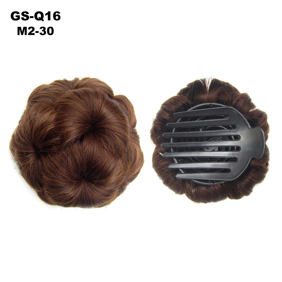 TOPREETY термостойкие синтетические волосы 60гр кудрявый шиньон наращивание волос Q16