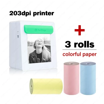 

58mm mini Inkless Bluetooth Pocket Portable A6 Peripage Thermal Printer Picture Mobile Mini Photo Printer Imprimante Thermique