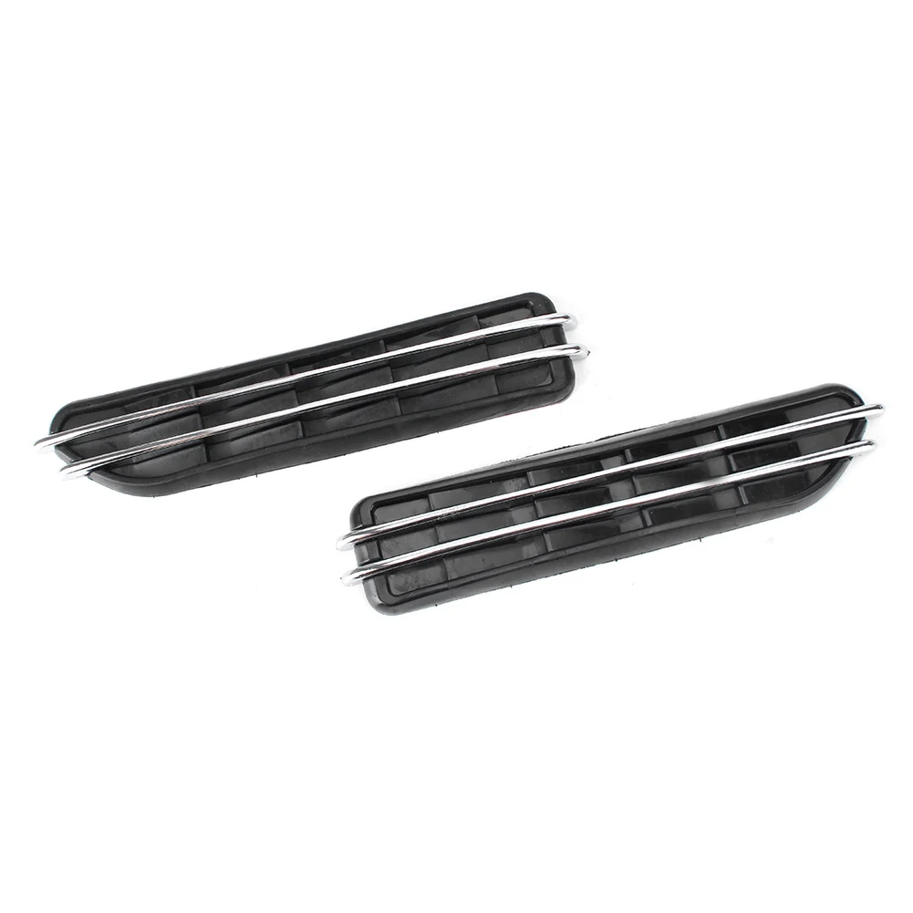 

Auto Side Fender Grille Grill Air Flow Vents For BMW E60 M5 E61 E39 E90 M3 All Black