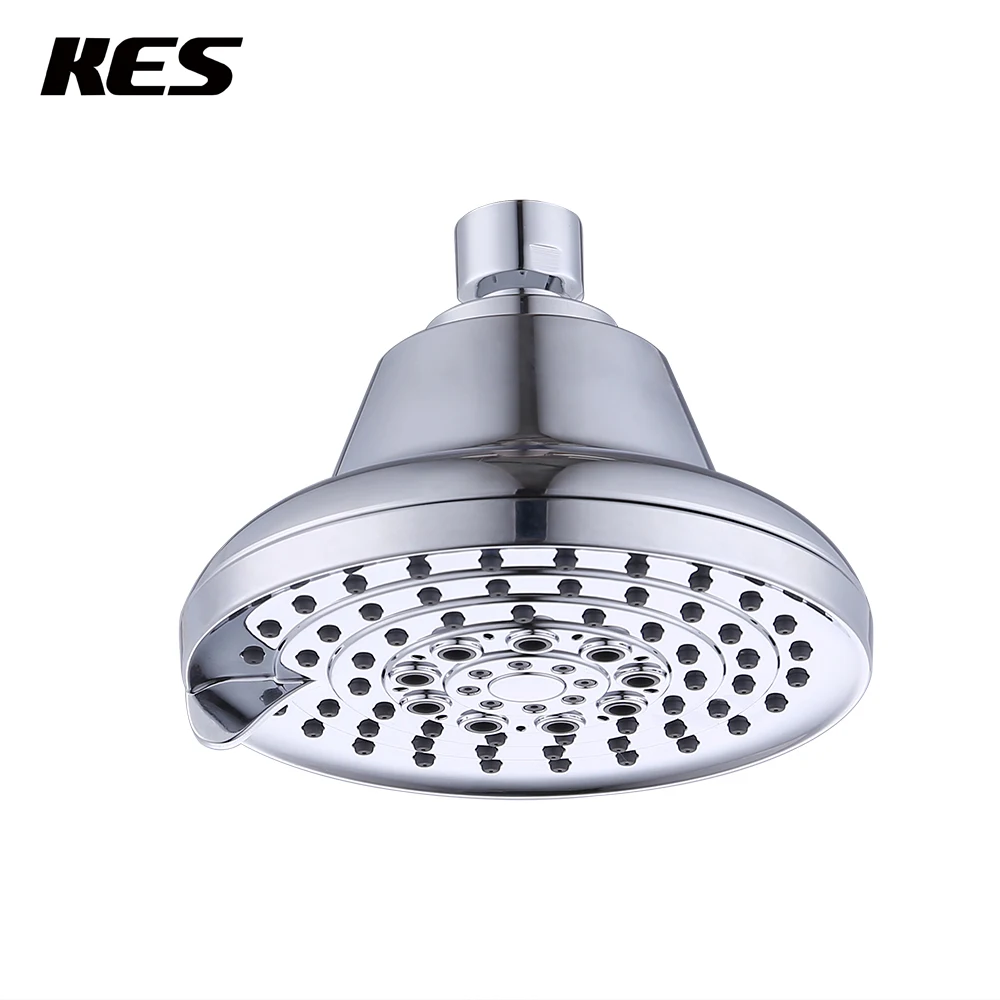 

KES 5 Function Luxury Shower Head High Pressure Adjustable 5-Inch Showerhead Modern Bath Spa Fixture Wall Mount, Chrome, J352