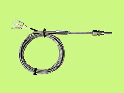 

Factory Wholesale Temperature Sensor Probe RTD PT100 with 1/8 NPT Compressing Fittings Threads